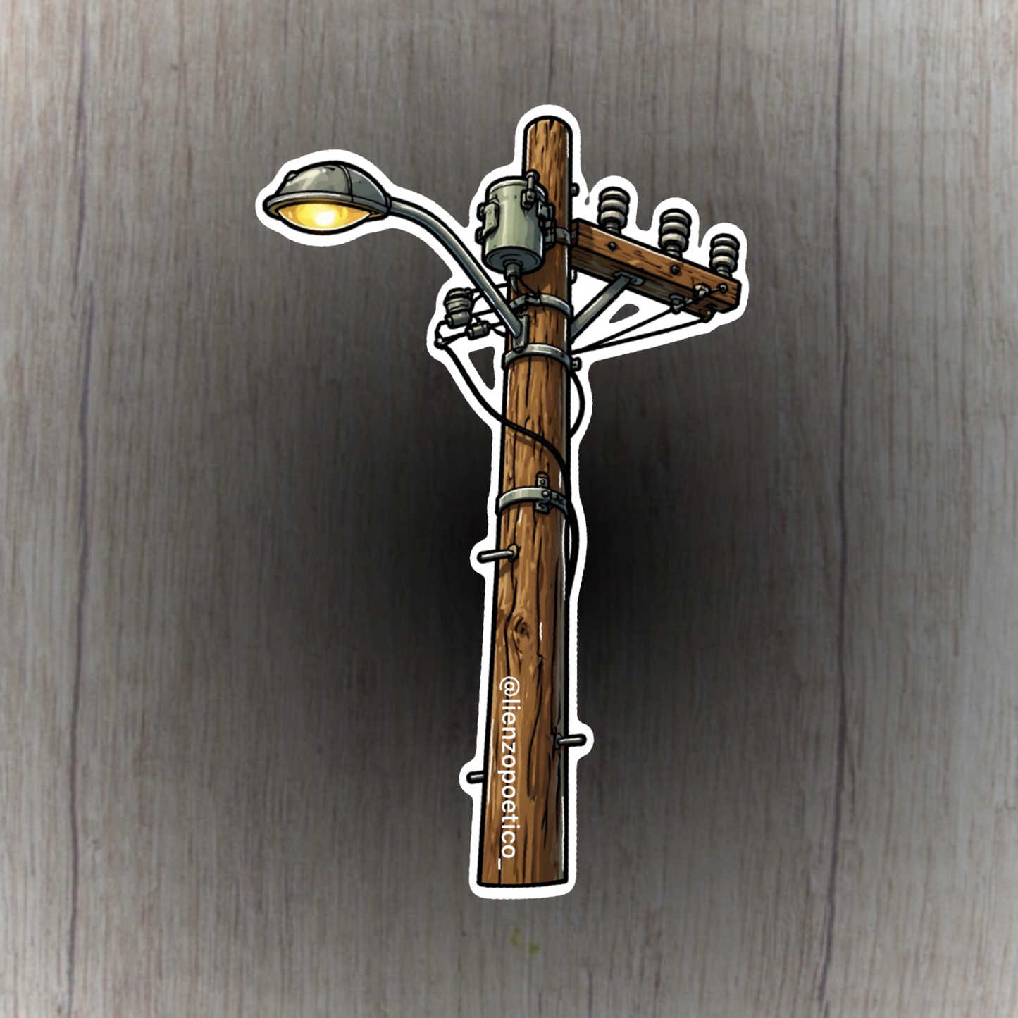 Sticker de Poste de luz