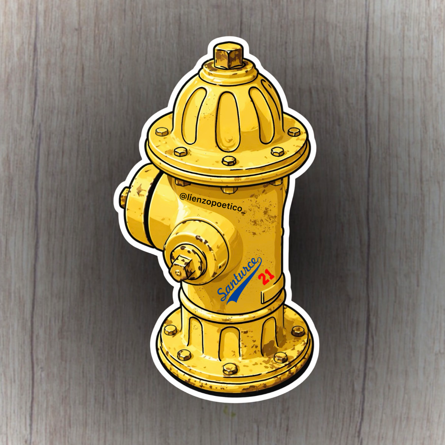 Sticker de bomba de agua