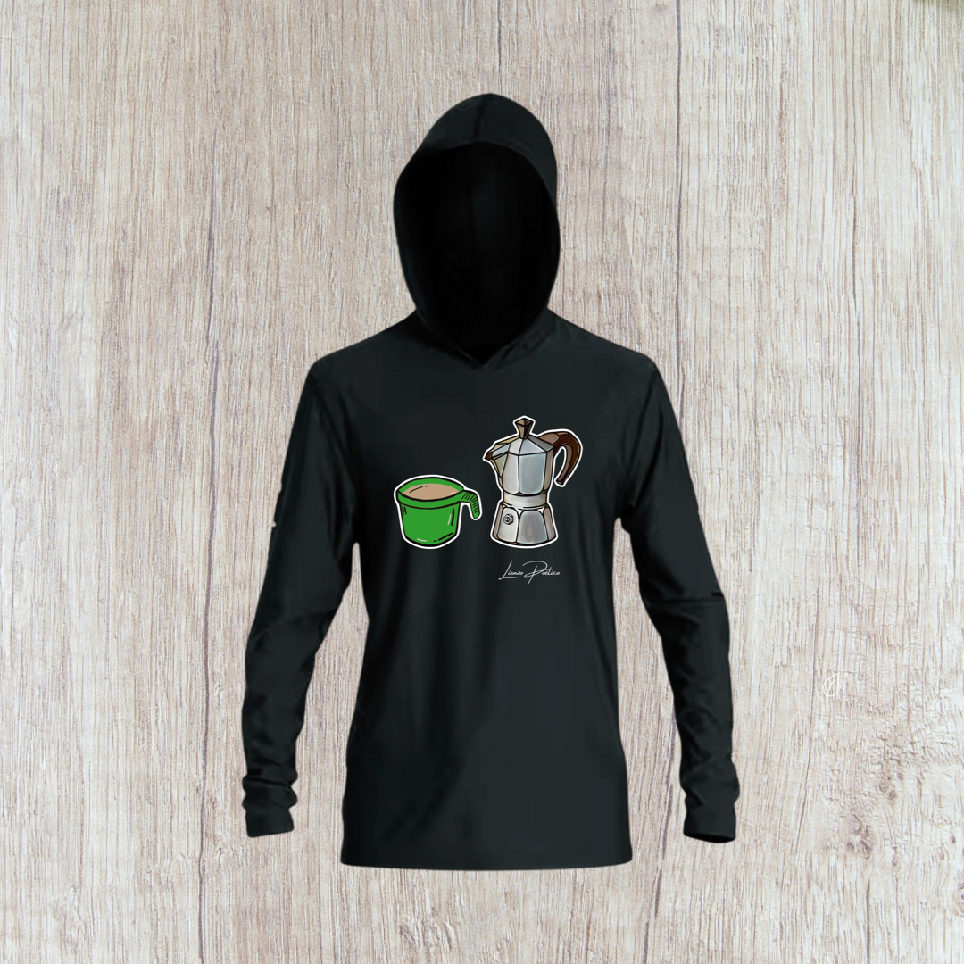 Camisa de playa de Taza verde con greca