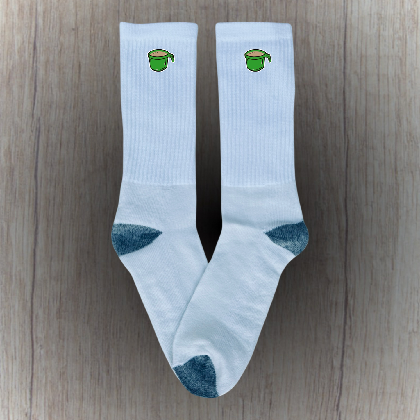 Medias de Taza verde de la abuela