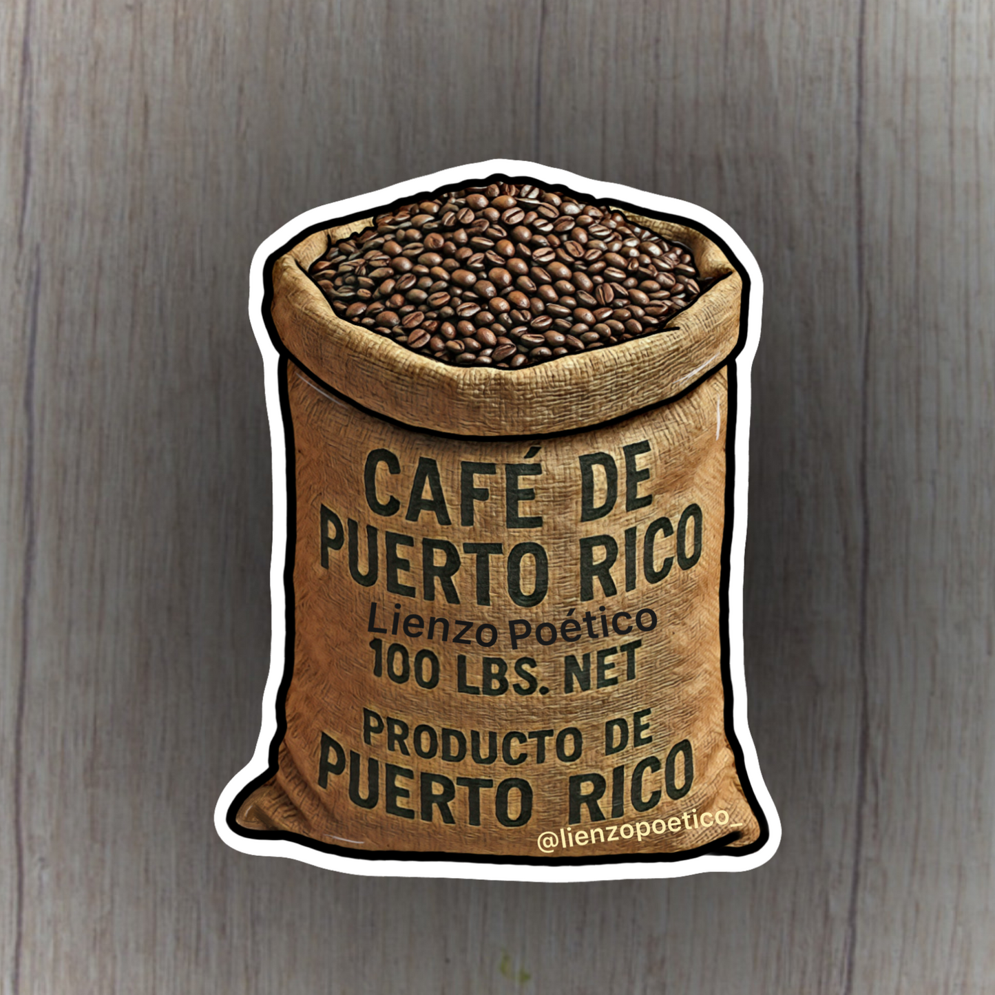 Sticker de Saco de Café