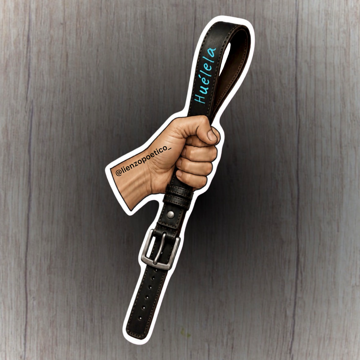 Sticker de Correa-huélela