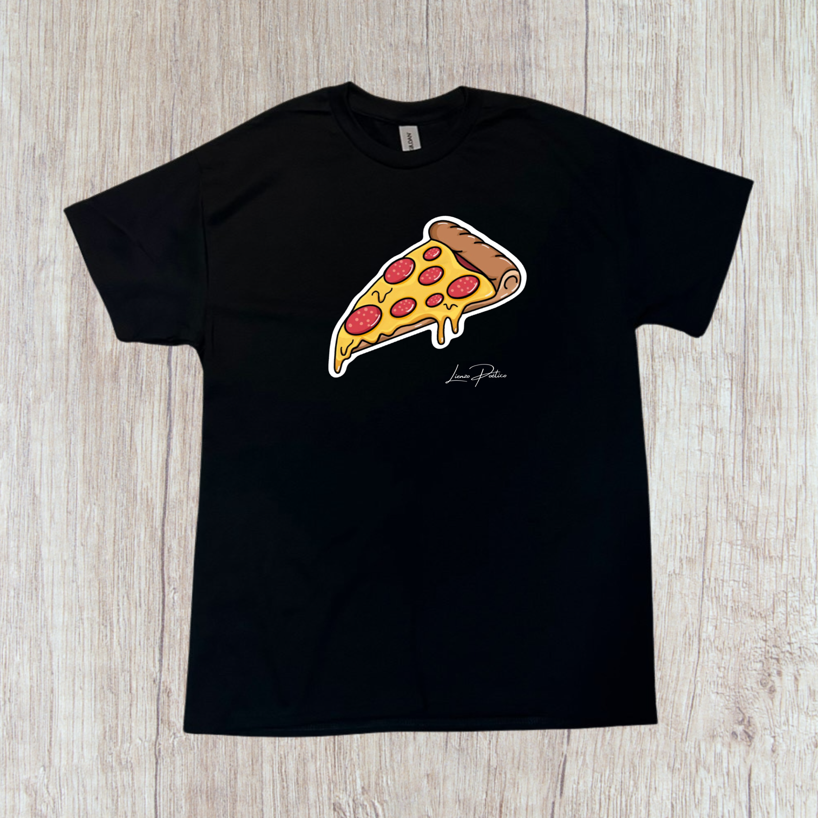 🇵🇷 camisa de pizza de pepperoni – Lienzo Poético