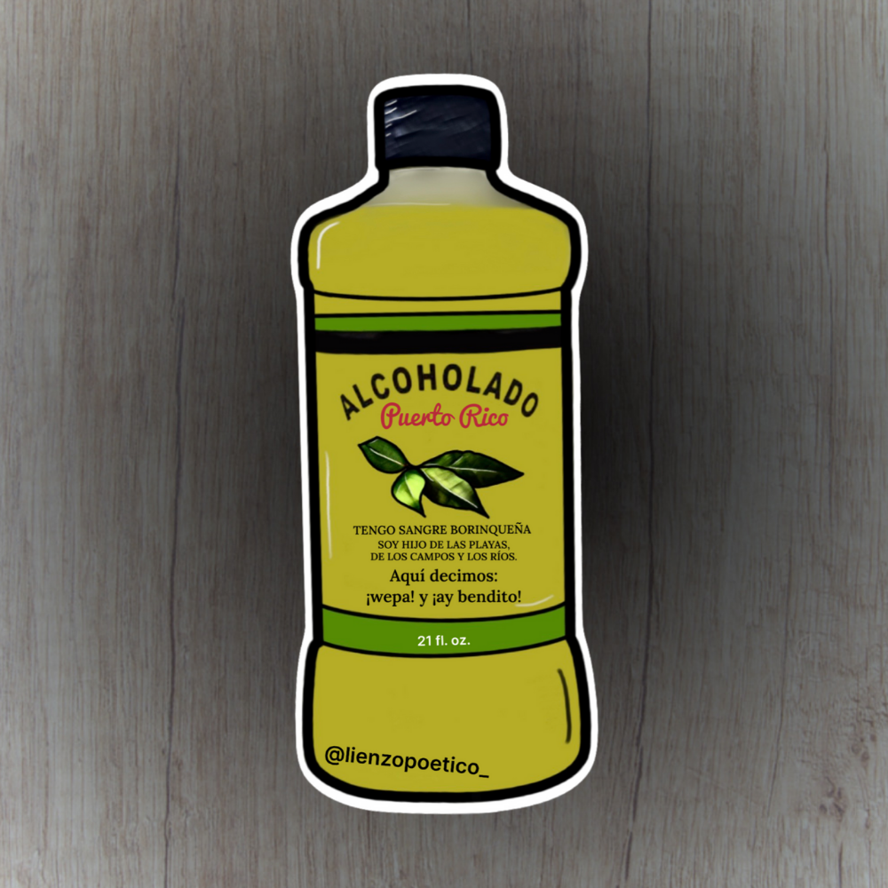 Sticker de Alcoholado