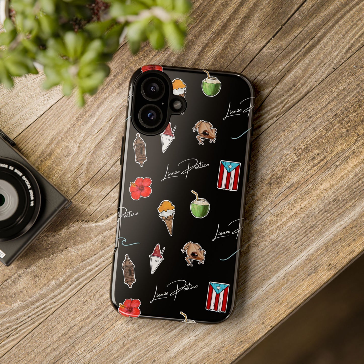Cover para iPhone o Android (Tough Cases) - Puerto Rico
