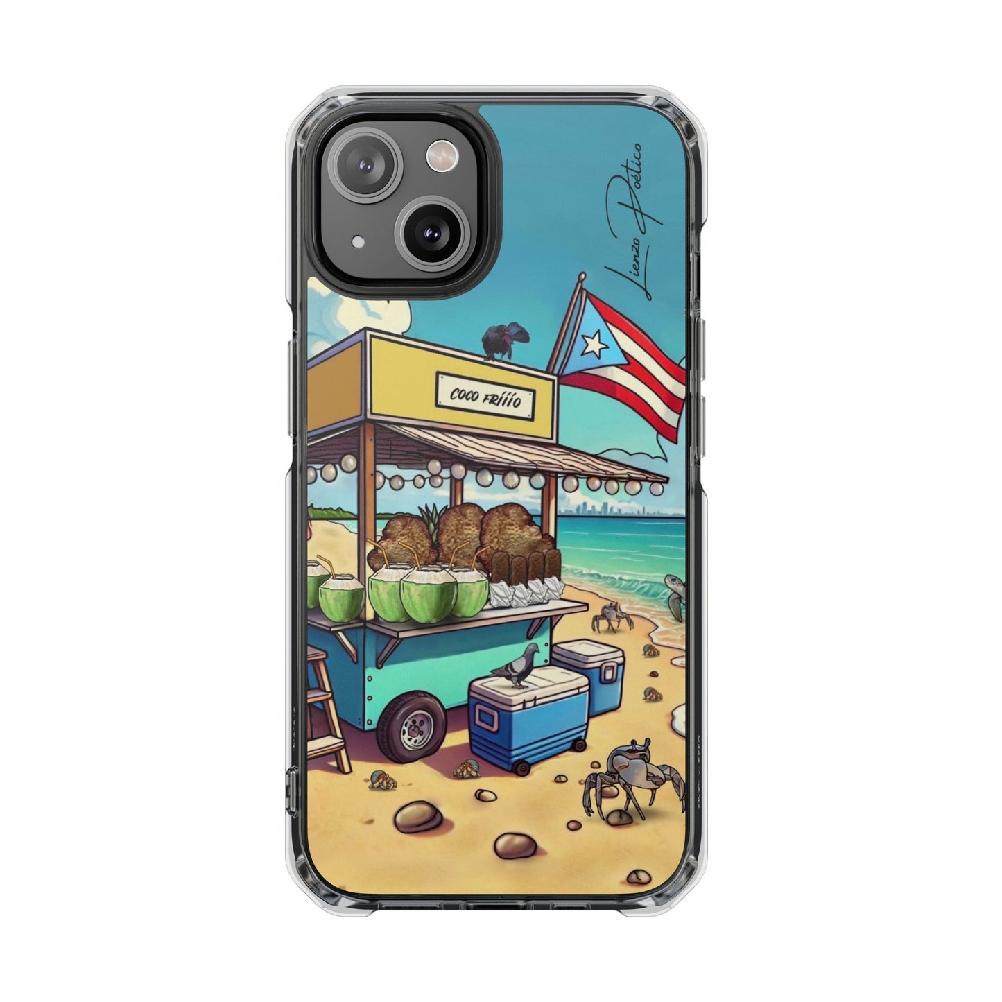 Cover para iPhone - Mar (Magnetic Clear Impact Case)