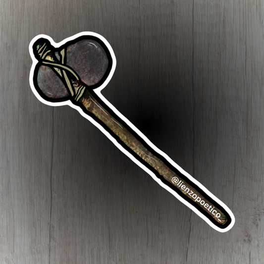 Sticker de Hacha Taína