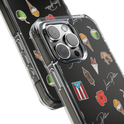 Cover para iPhone - Puerto Rico  (Magnetic Clear Impact Case)