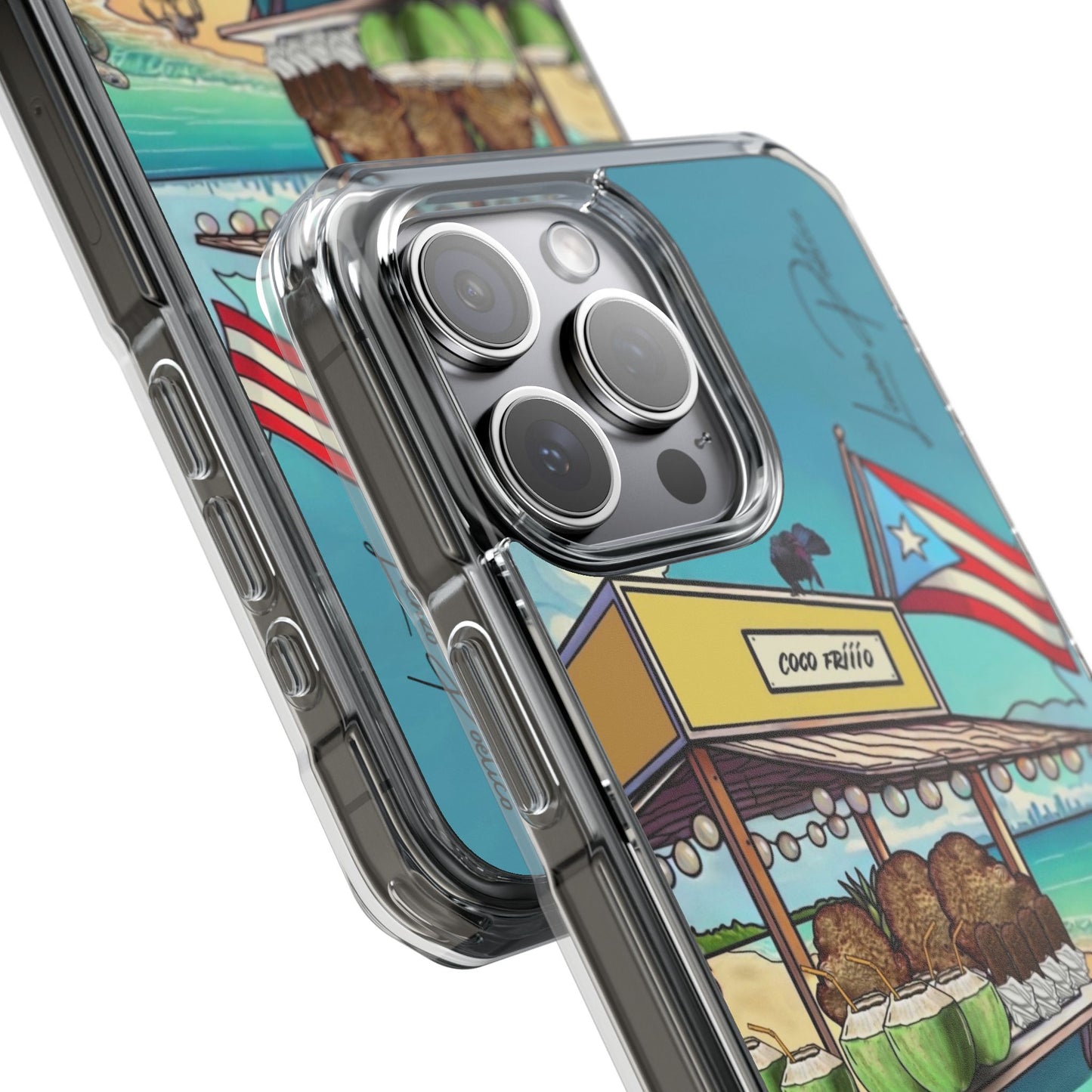 Cover para iPhone - Mar (Magnetic Clear Impact Case)