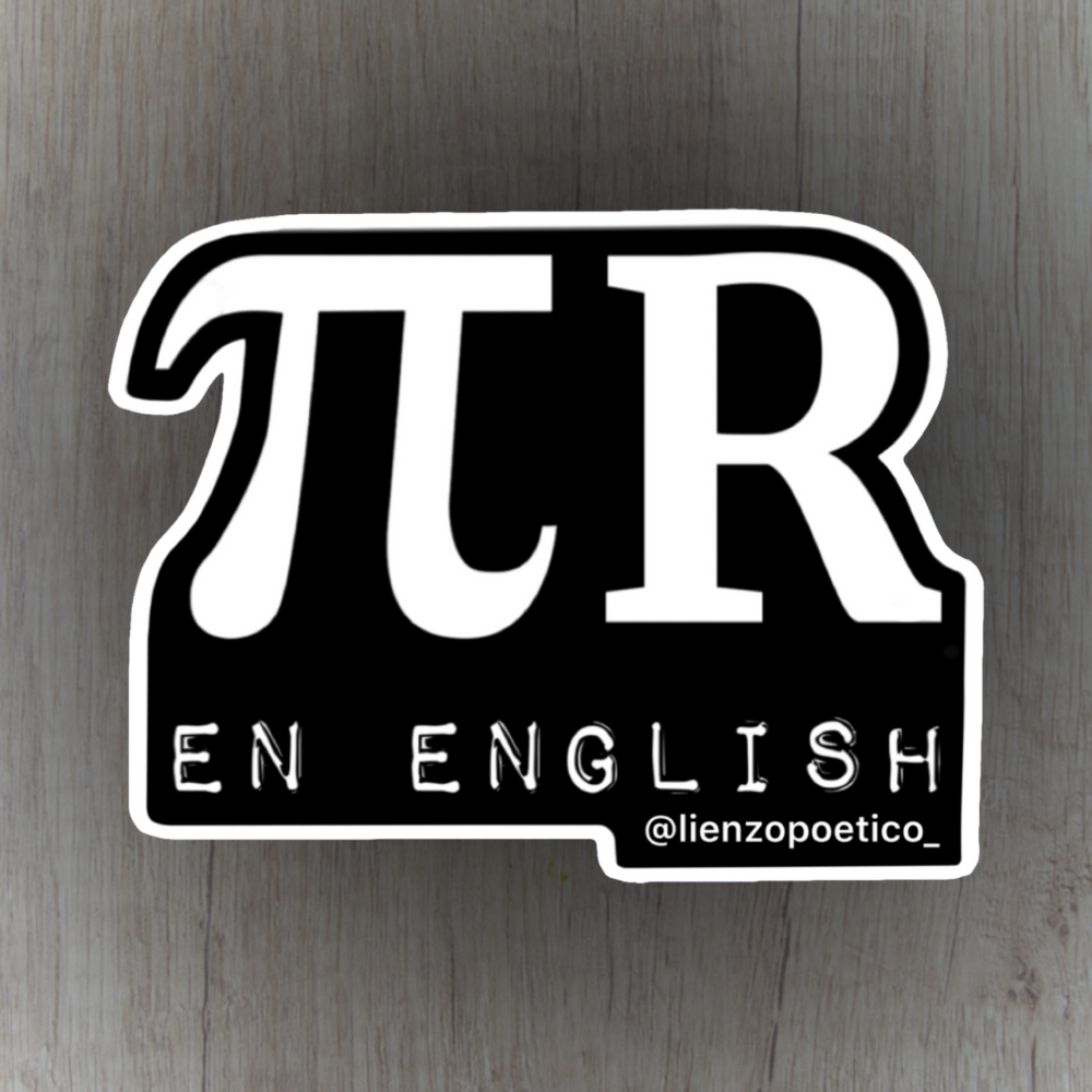 Sticker de PR en English