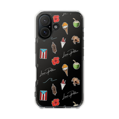 Cover para iPhone - Puerto Rico  (Magnetic Clear Impact Case)