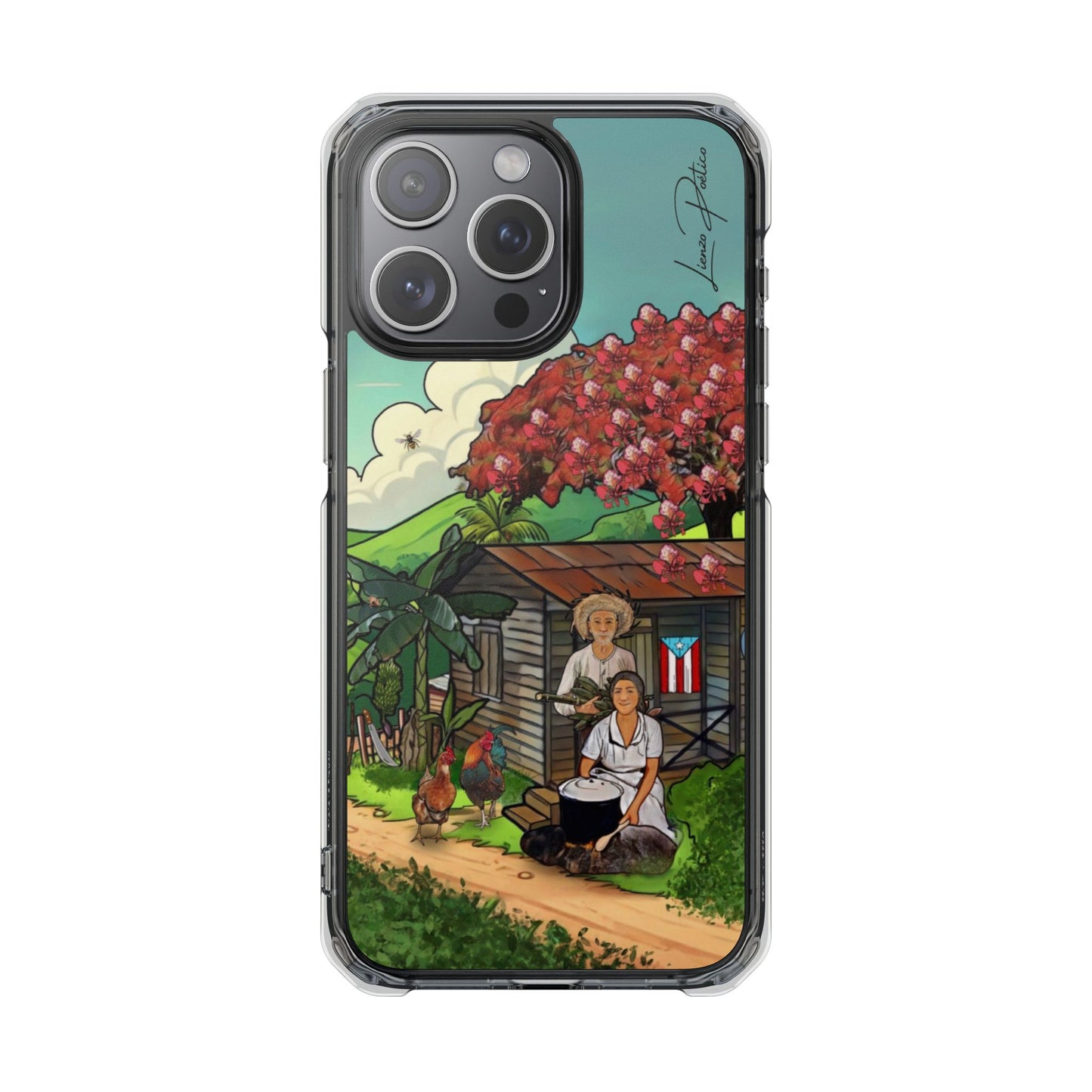 Cover para iPhone - Monte (Magnetic Clear Impact Case)