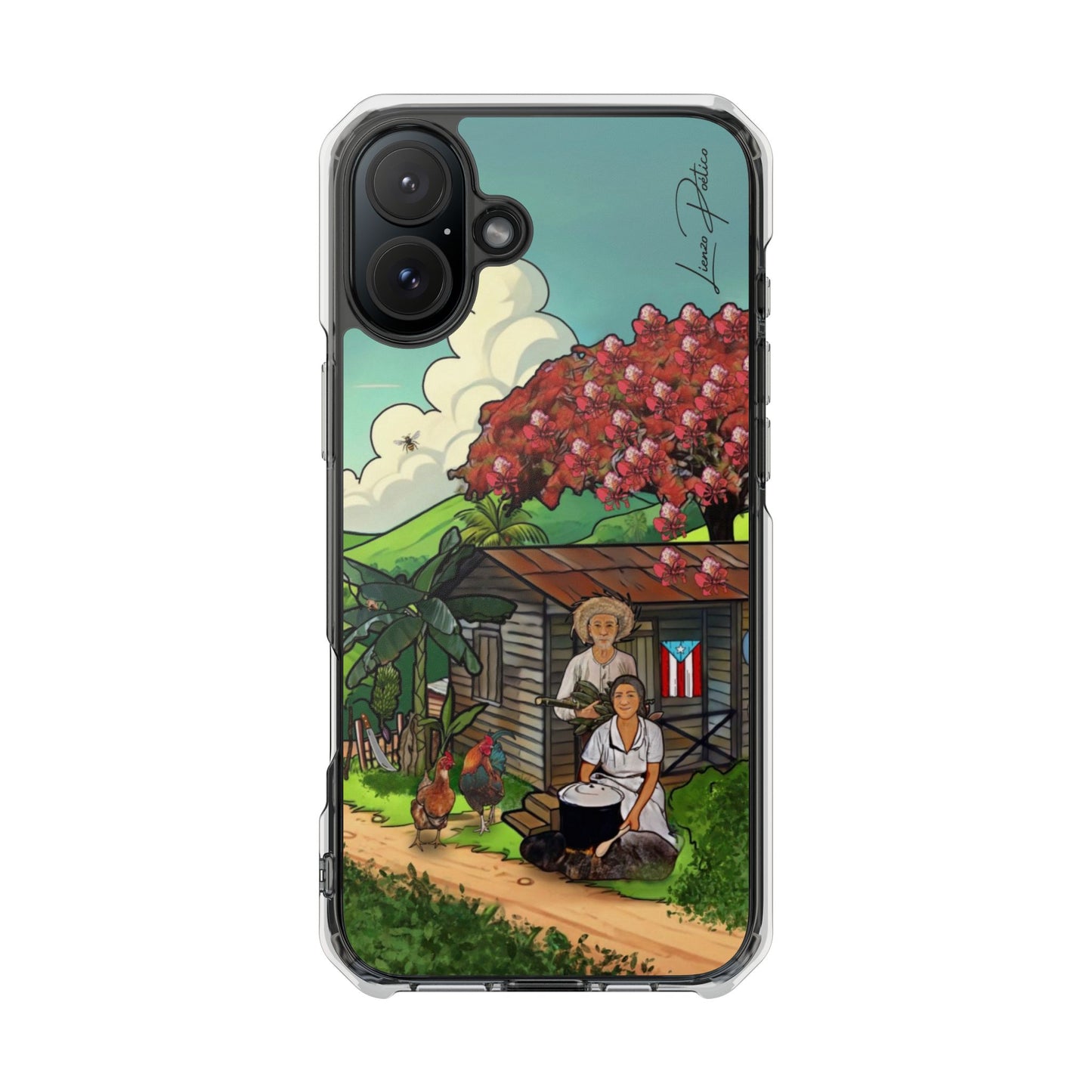 Cover para iPhone - Monte (Magnetic Clear Impact Case)