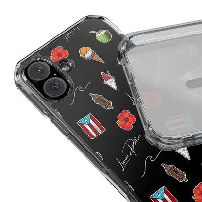 Cover para iPhone - Puerto Rico  (Magnetic Clear Impact Case)
