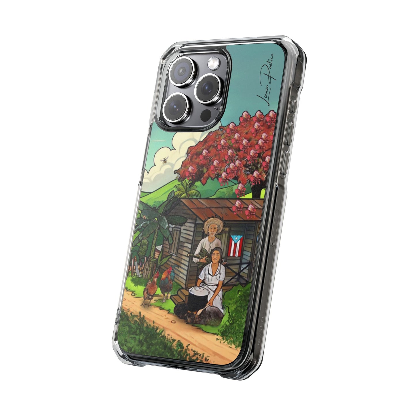 Cover para iPhone - Monte (Magnetic Clear Impact Case)