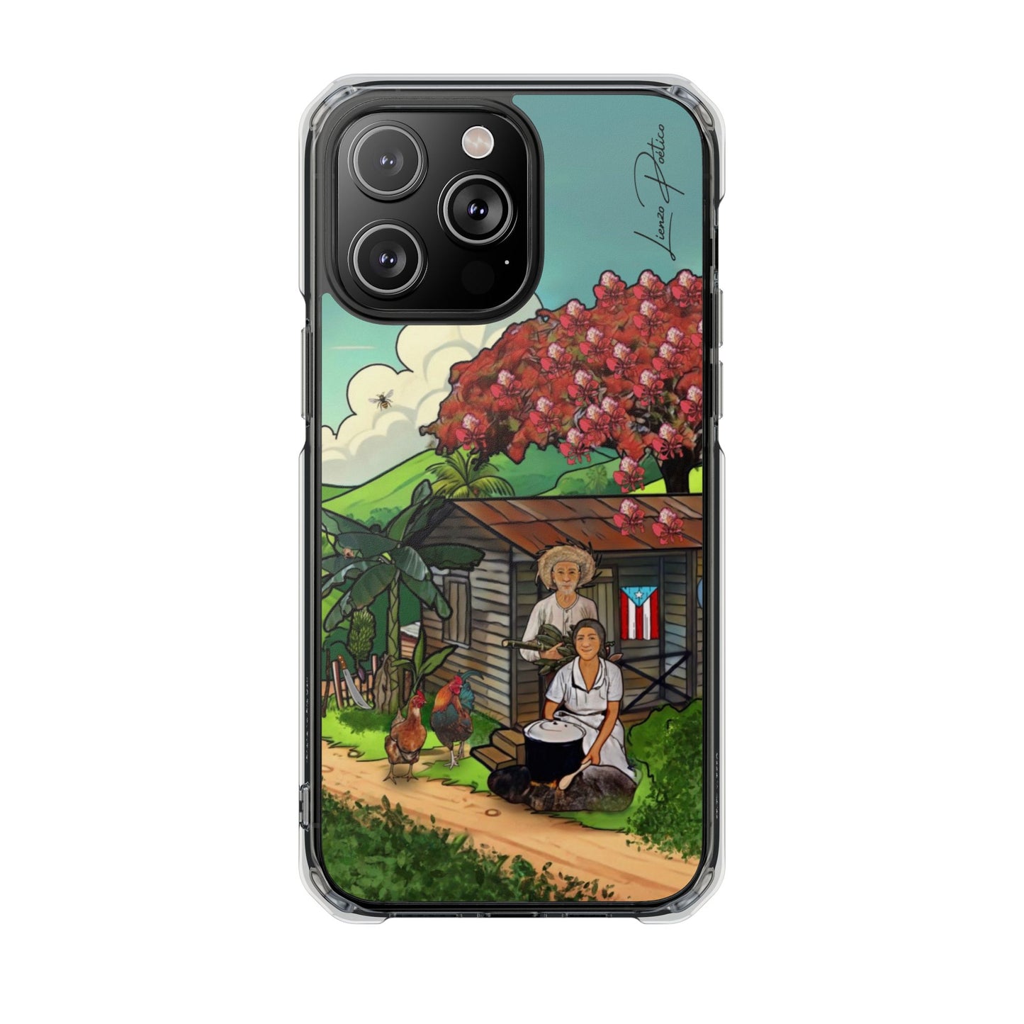 Cover para iPhone - Monte (Magnetic Clear Impact Case)