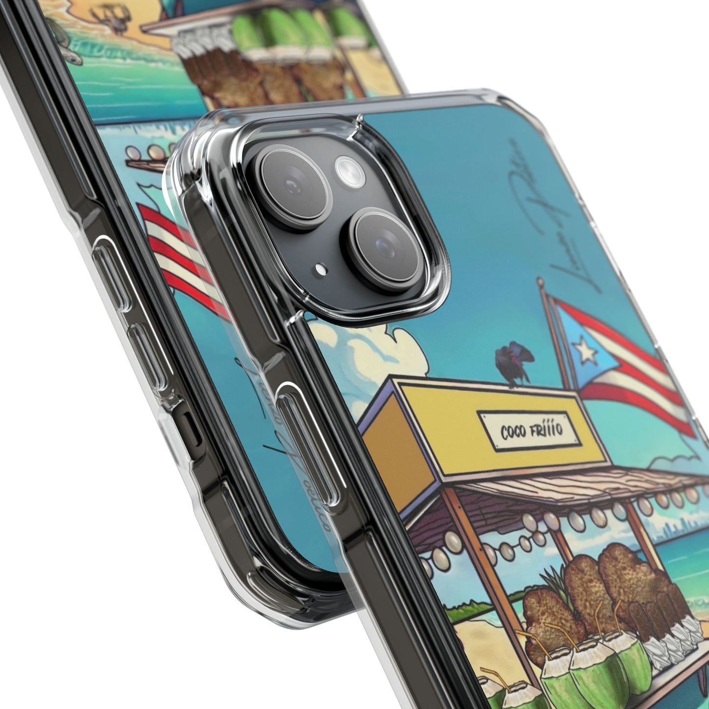 Cover para iPhone - Mar (Magnetic Clear Impact Case)