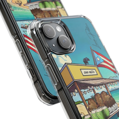 Cover para iPhone - Mar (Magnetic Clear Impact Case)