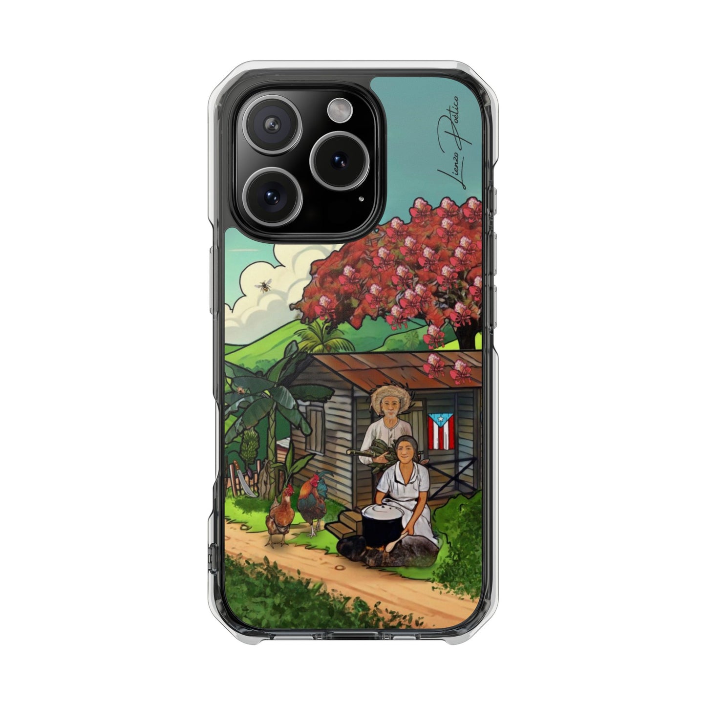 Cover para iPhone - Monte (Magnetic Clear Impact Case)