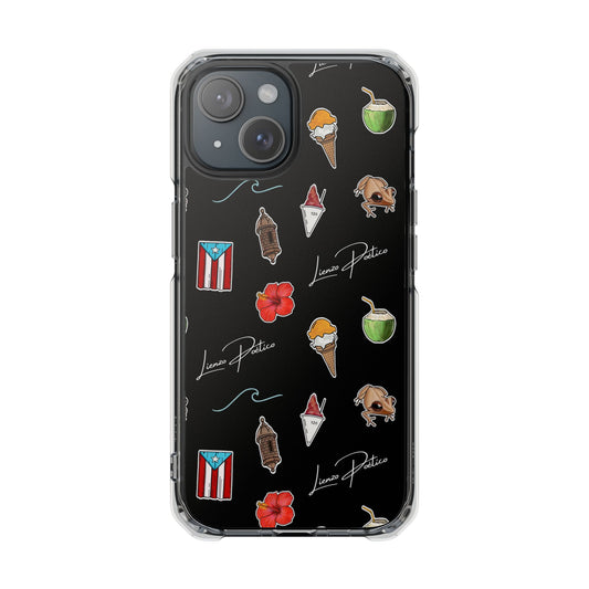 Covers para iPhone - Puerto Rico (Magnetic Clear Impact Case)