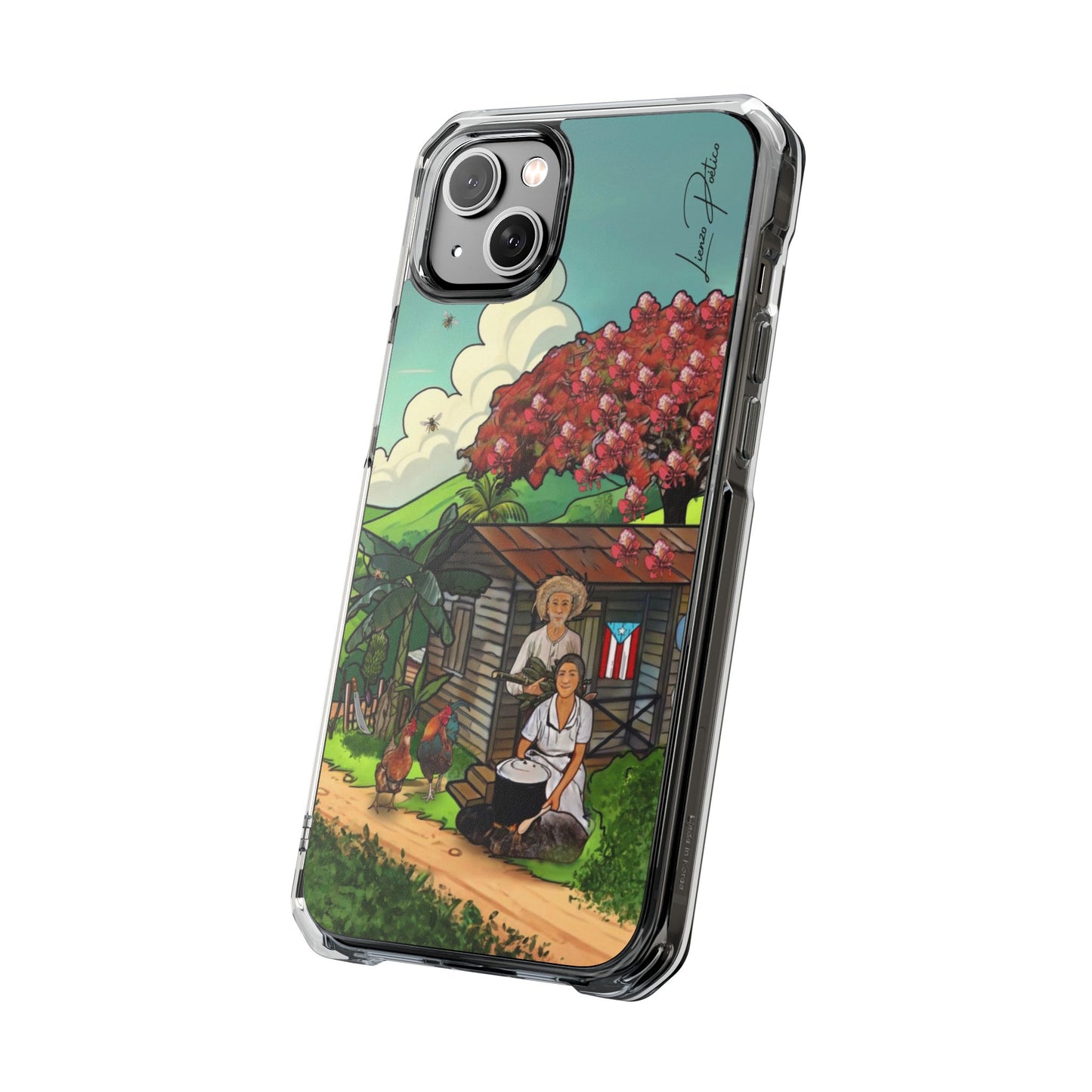 Cover para iPhone - Monte (Magnetic Clear Impact Case)