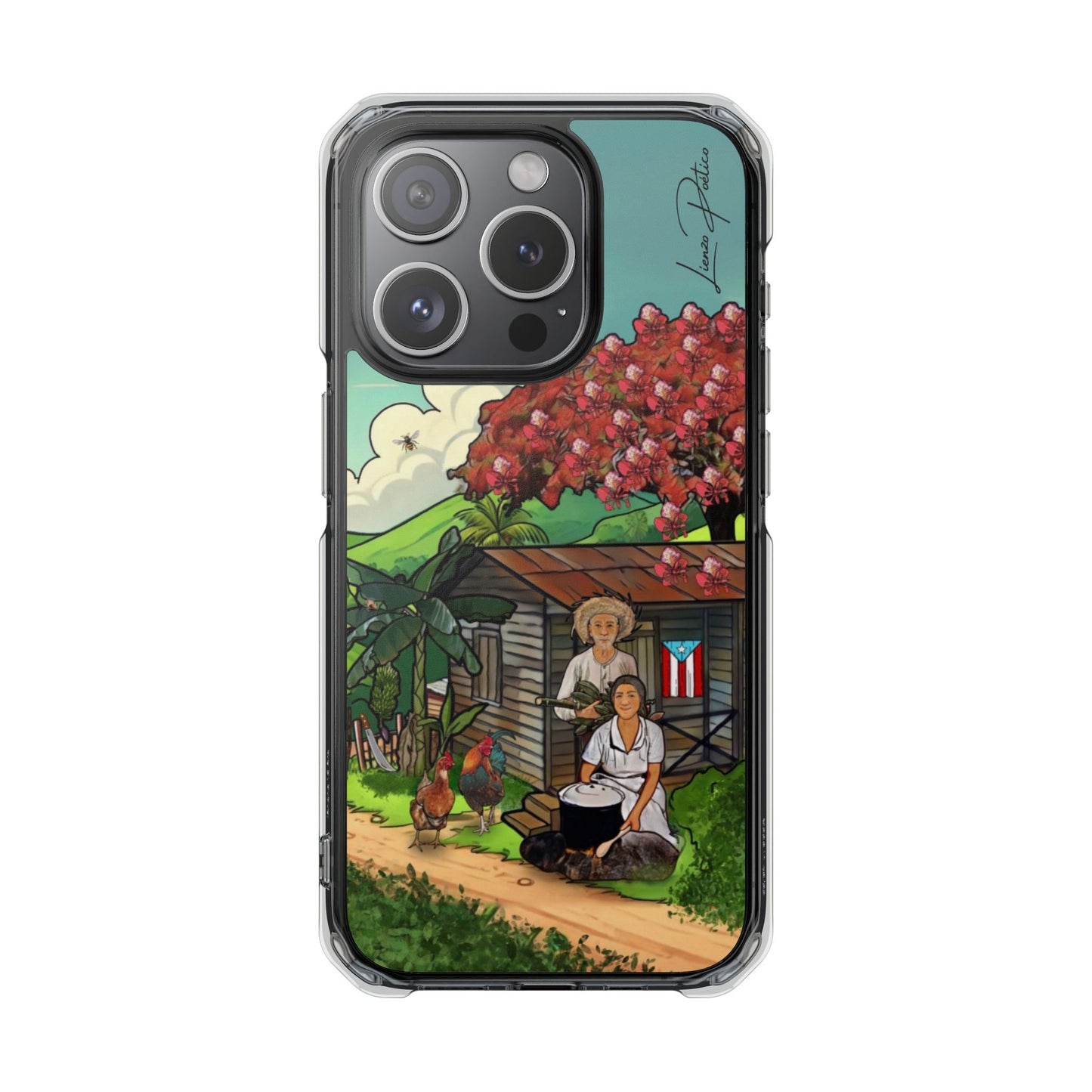 Cover para iPhone - Monte (Magnetic Clear Impact Case)