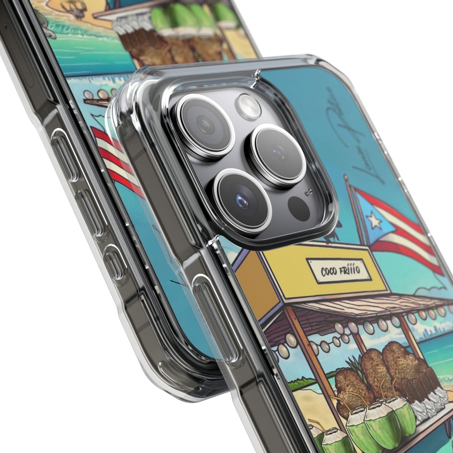 Cover para iPhone - Mar (Magnetic Clear Impact Case)