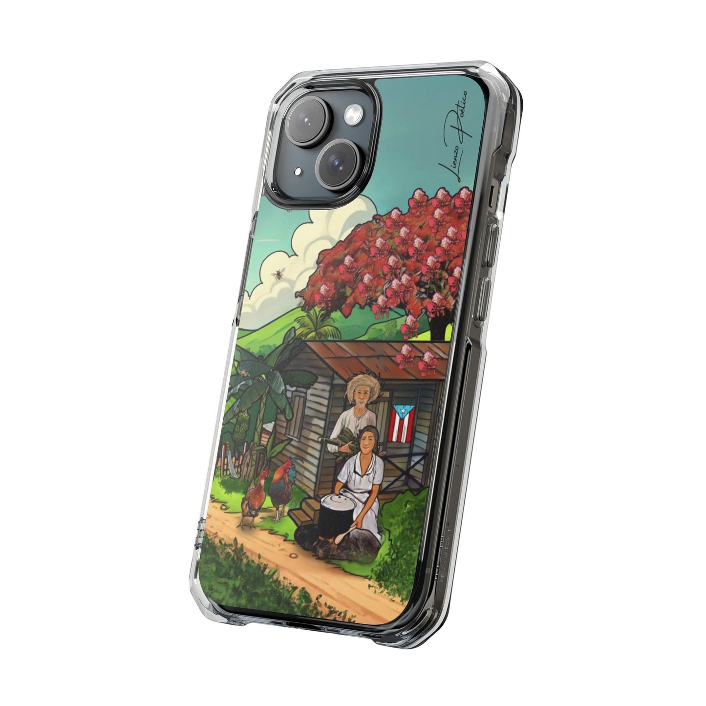 Cover para iPhone - Monte (Magnetic Clear Impact Case)