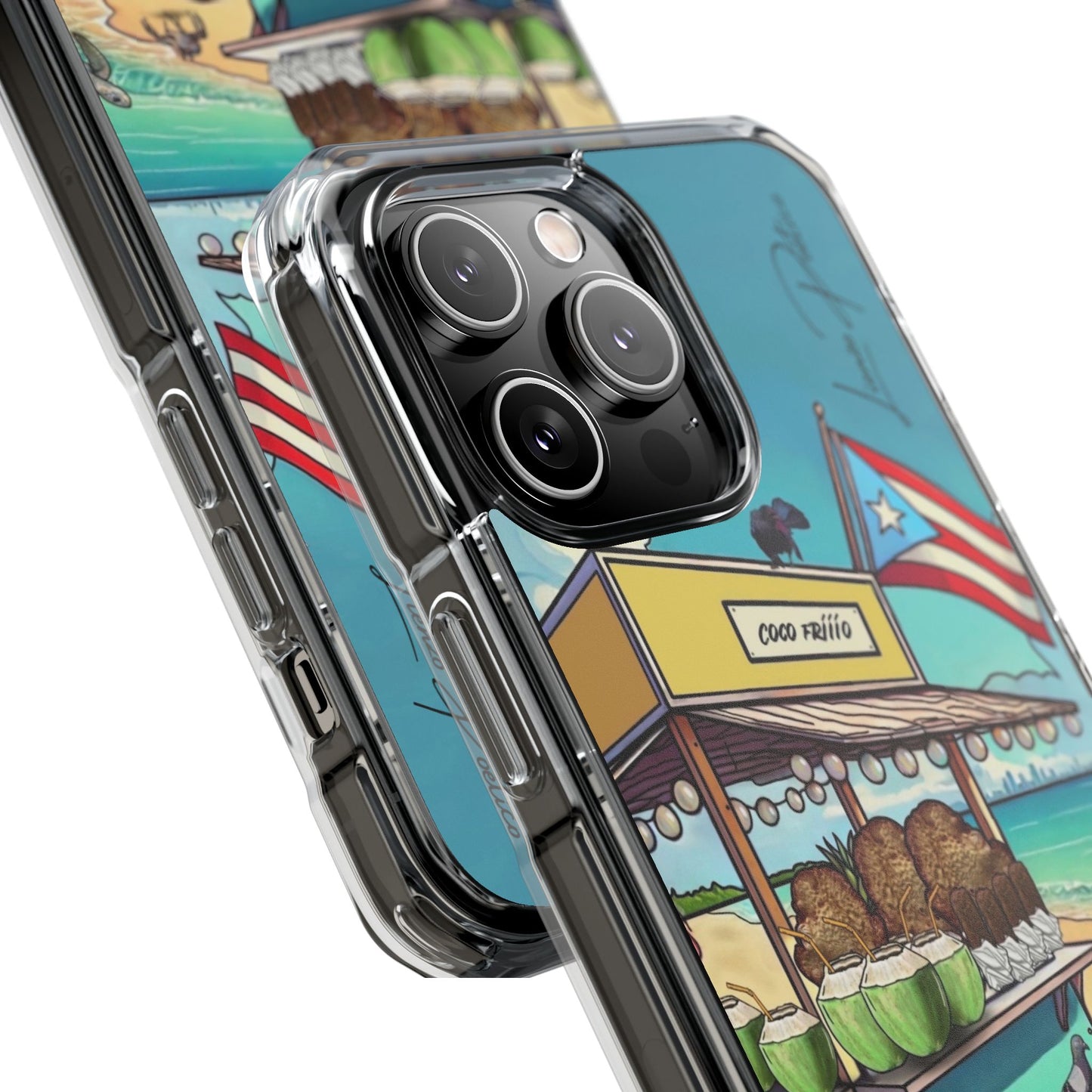 Cover para iPhone - Mar (Magnetic Clear Impact Case)