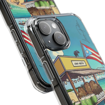 Cover para iPhone - Mar (Magnetic Clear Impact Case)