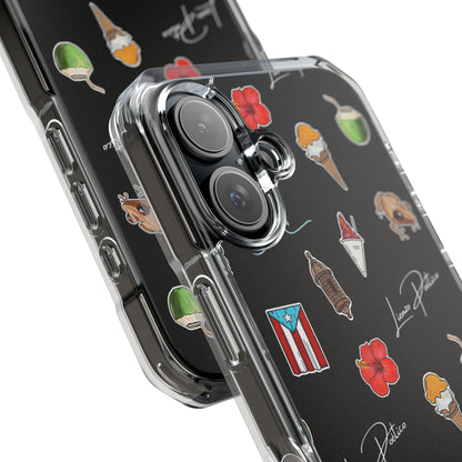 Cover para iPhone - Puerto Rico  (Magnetic Clear Impact Case)