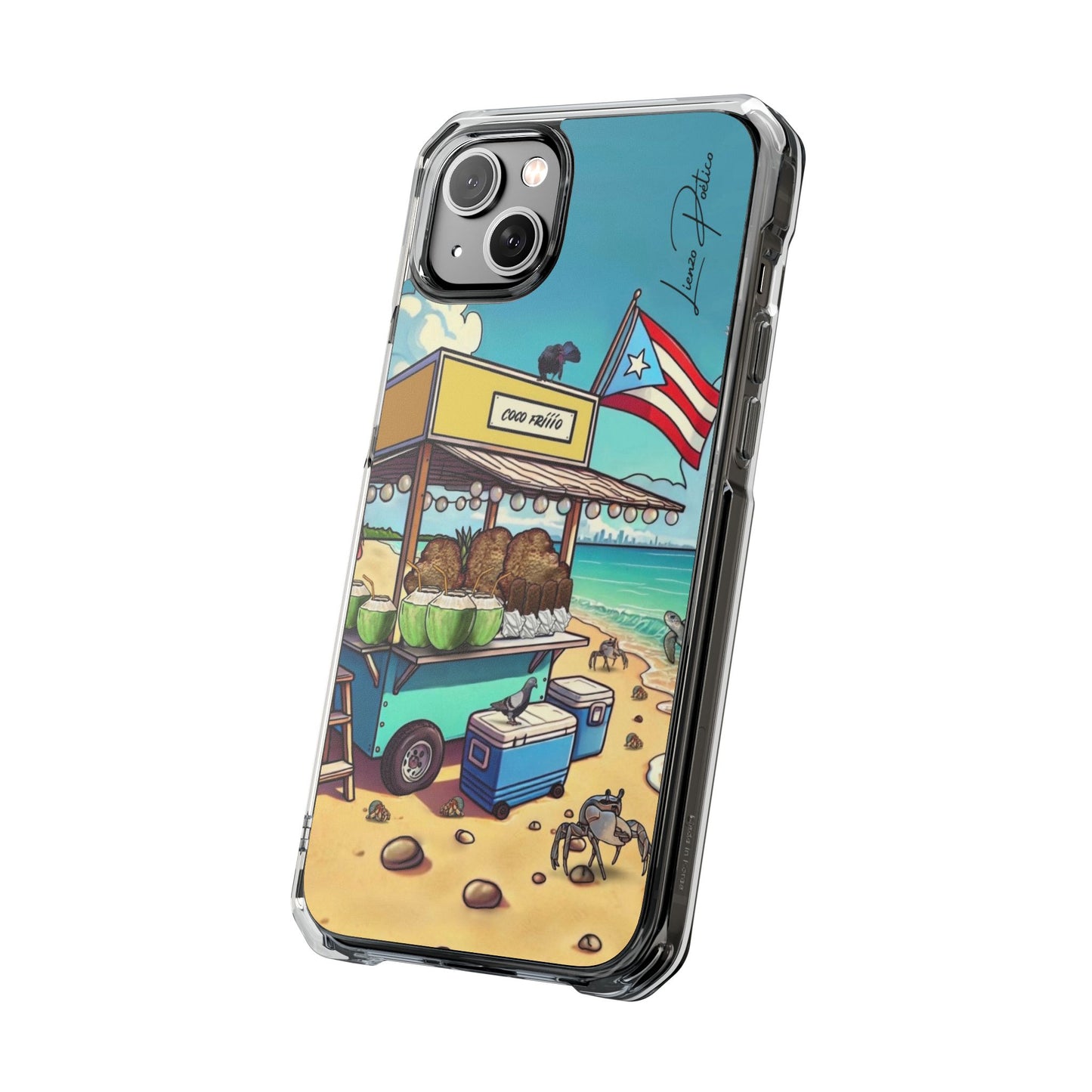 Cover para iPhone - Mar (Magnetic Clear Impact Case)