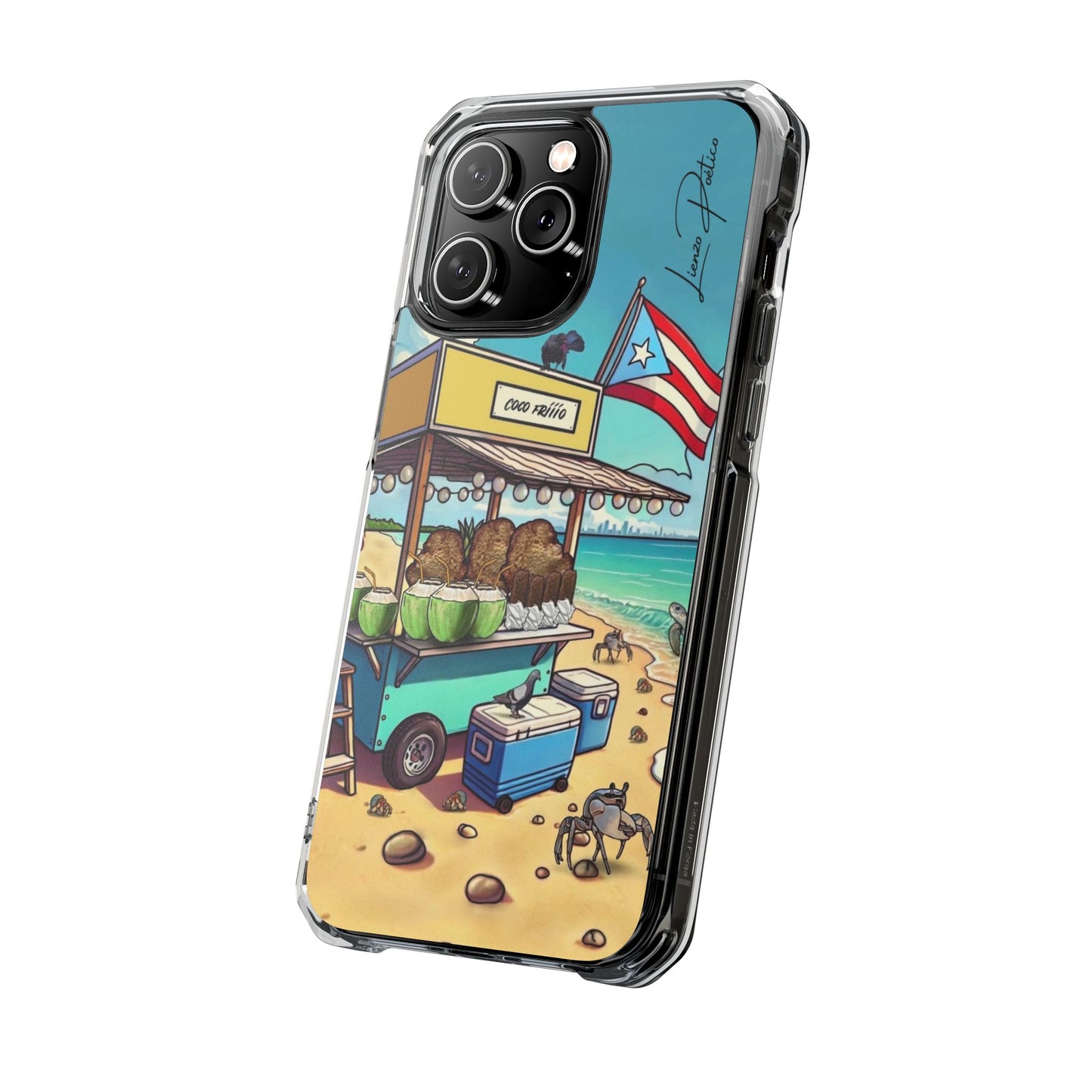 Cover para iPhone - Mar (Magnetic Clear Impact Case)