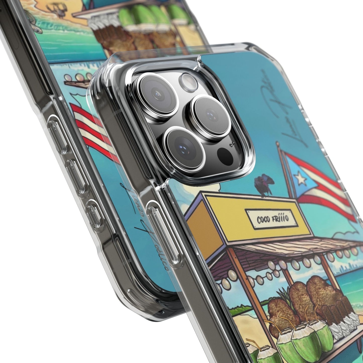 Cover para iPhone - Mar (Magnetic Clear Impact Case)