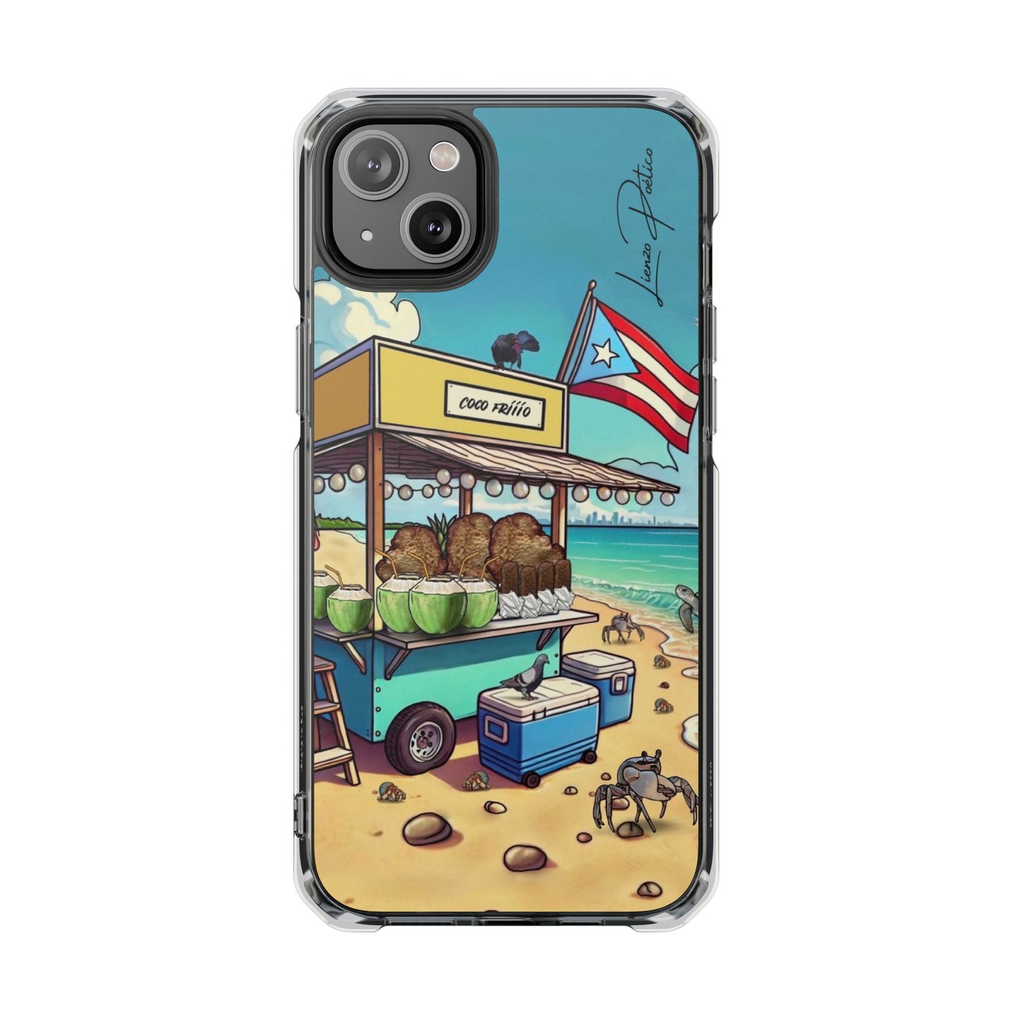 Cover para iPhone - Mar (Magnetic Clear Impact Case)