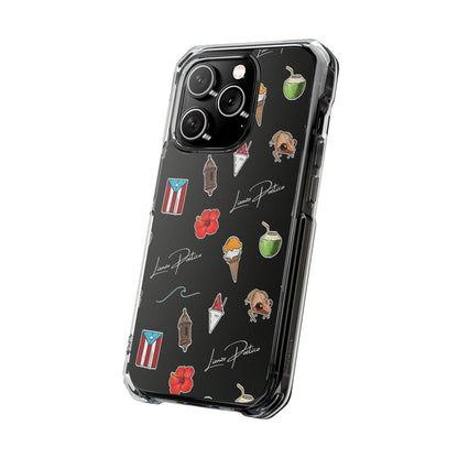 Cover para iPhone - Puerto Rico  (Magnetic Clear Impact Case)