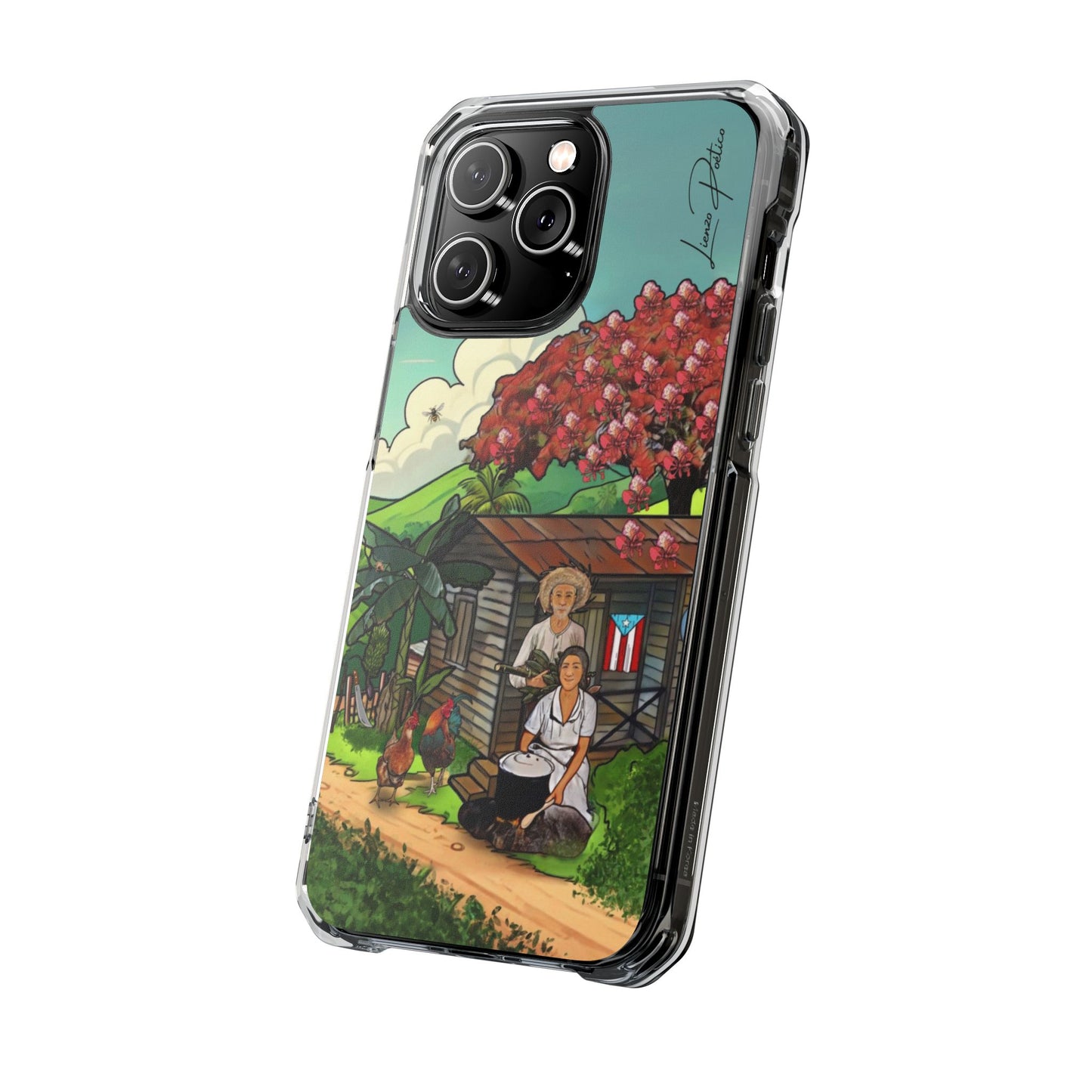 Cover para iPhone - Monte (Magnetic Clear Impact Case)
