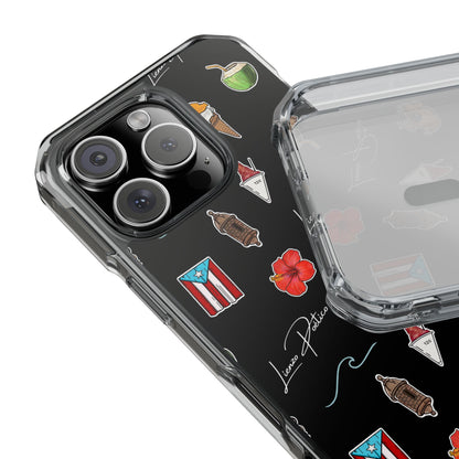 Cover para iPhone - Puerto Rico  (Magnetic Clear Impact Case)