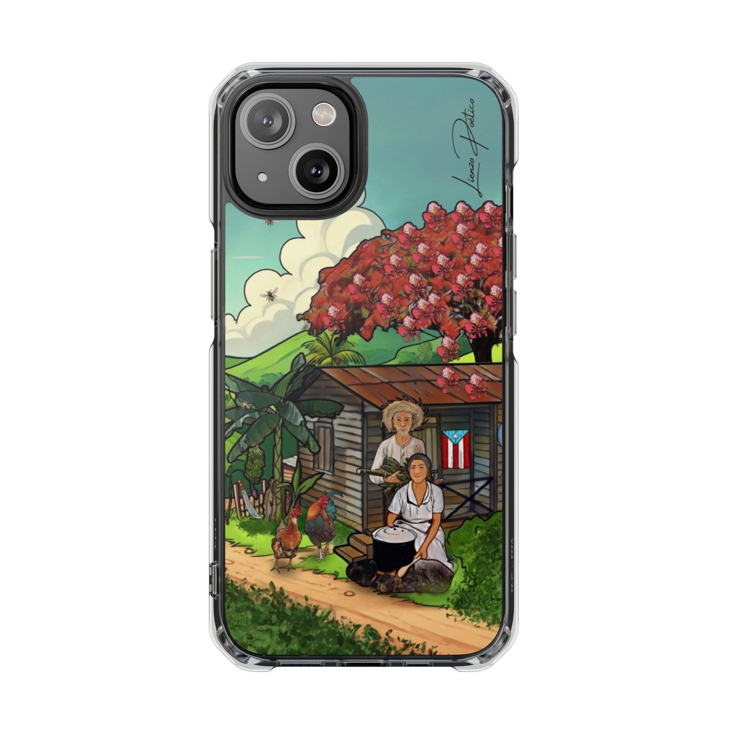 Cover para iPhone - Monte (Magnetic Clear Impact Case)