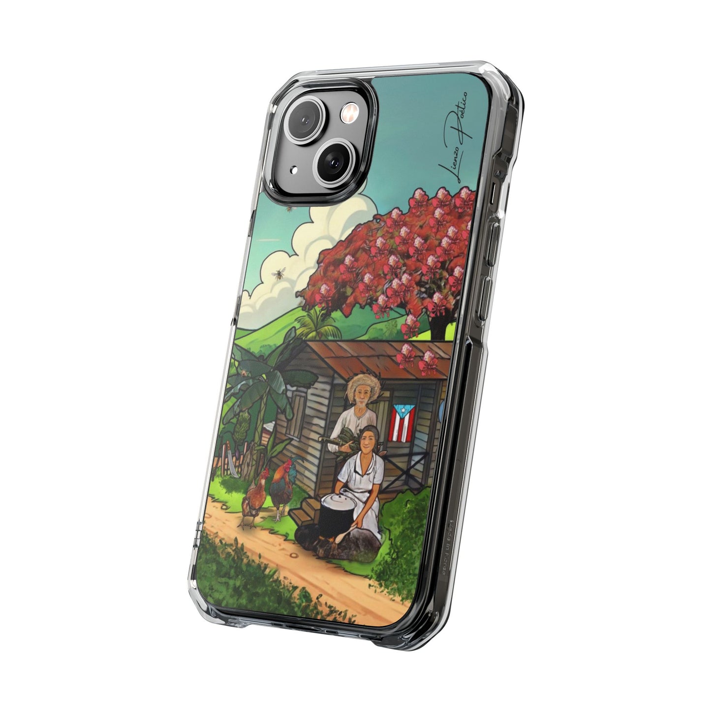 Cover para iPhone - Monte (Magnetic Clear Impact Case)