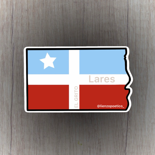 Sticker de Bandera de Lares