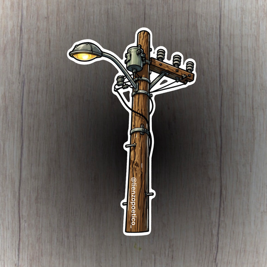 Sticker de Poste de luz