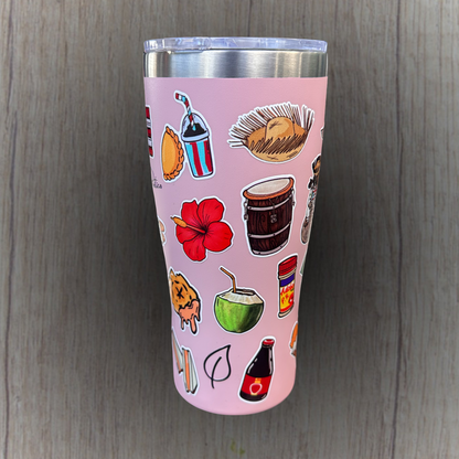 Lienzo Tumbler 20 oz. Color rosa