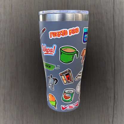 Lienzo Tumbler 20 oz. Color gris