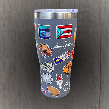 Lienzo Tumbler 20 oz. Color gris