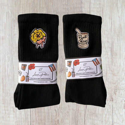 Medias bordadas de Tostón con Pilón