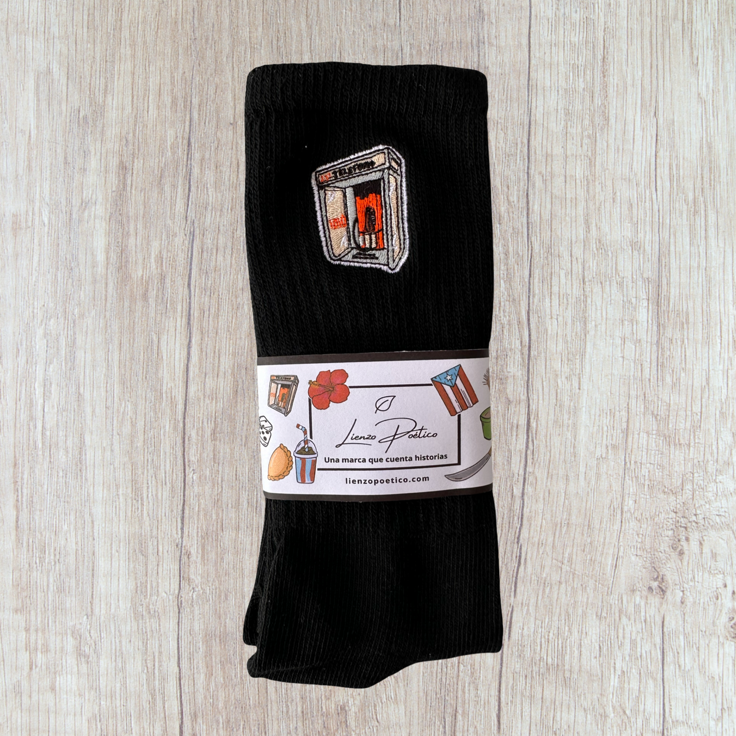 Medias bordadas de Teléfono