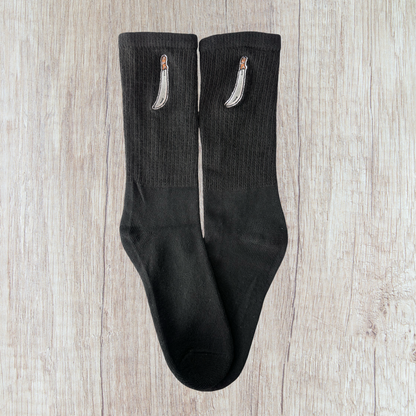 Medias bordadas de Machete