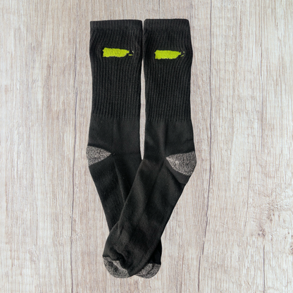 Medias bordadas de Mapa