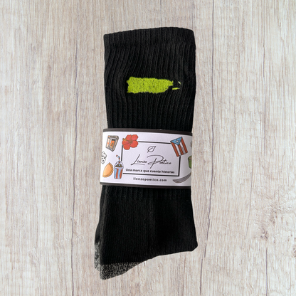 Medias bordadas de Mapa